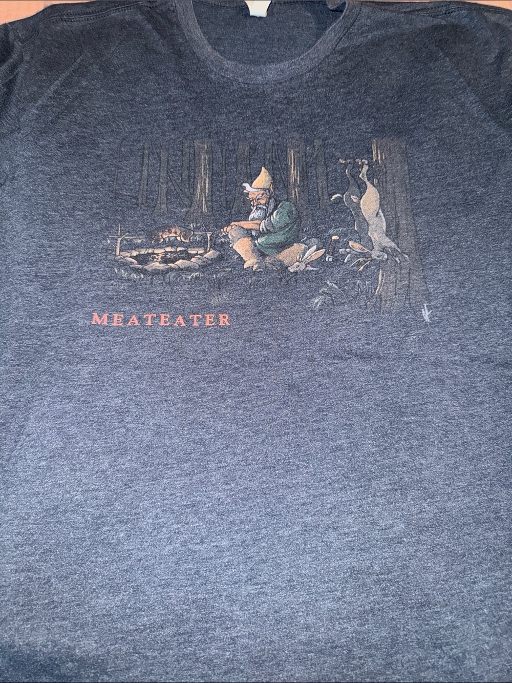 Men's Heather Navy Graphic Short-Sleeve Tee